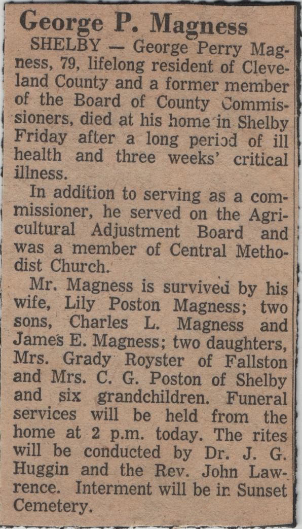 Magness George Perry